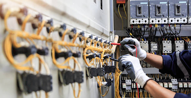 Professional Electrician technician working in North Richland Hills, TX
